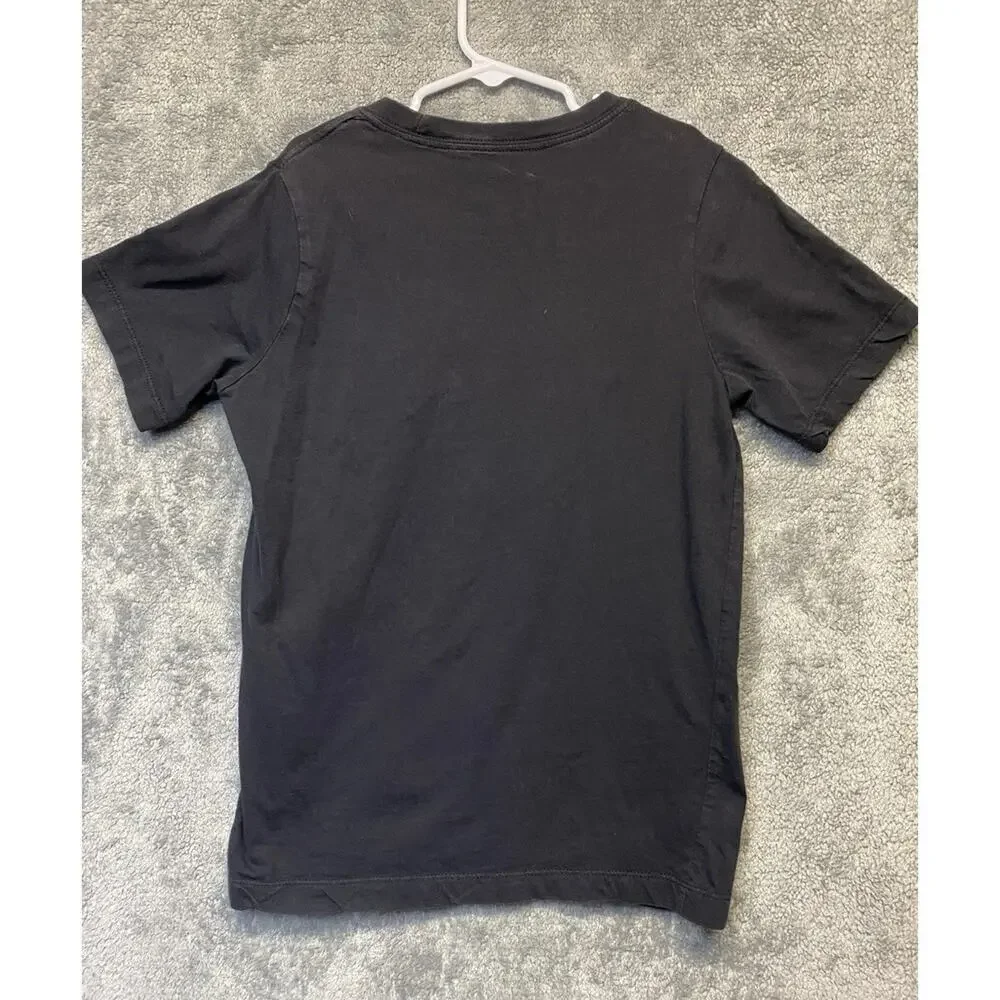 Nike Pro Mode Sports T-Shirt Boys Medium Black Short Sleeves Graphics Logo